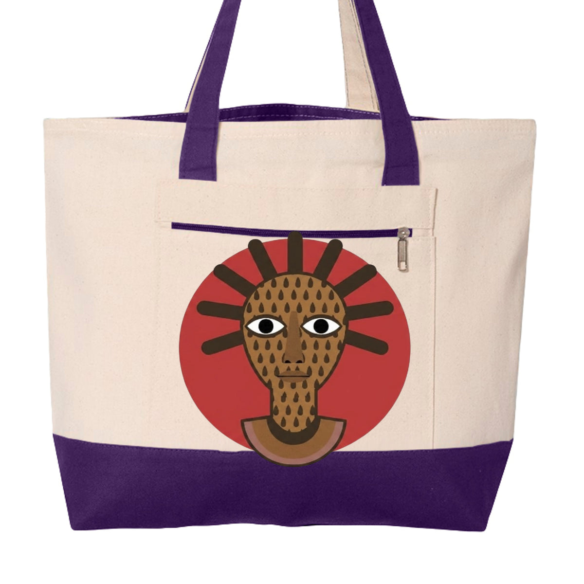 Natural/ Purple - Q1300 - FRONT